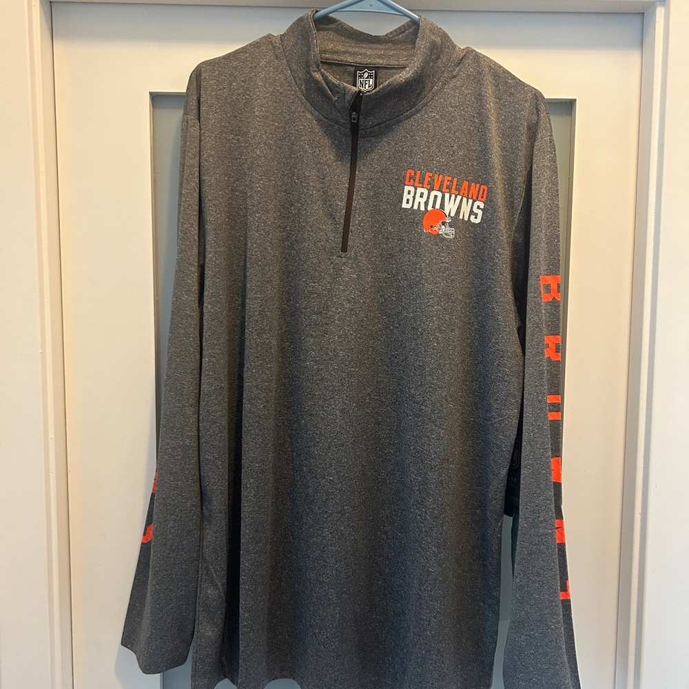 Cleveland Browns NFL Team Apparel Long Sleeve Shirt Size XL